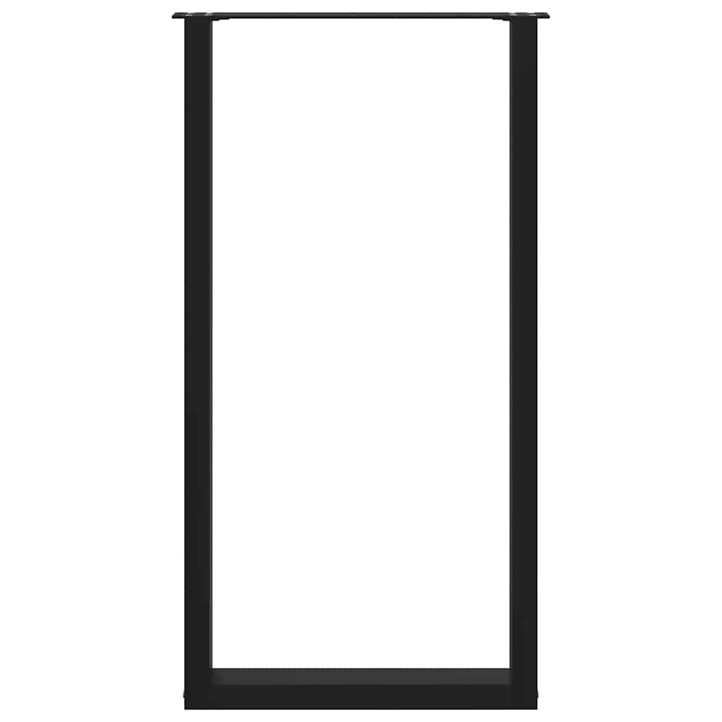 Vidaxl Nogi Do Stolika Kawowego, 2 Szt., Czarne, 60X(110-111) Cm, Stal