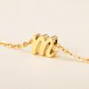 Stainless Steel Lowercase Letter Pendant Necklace