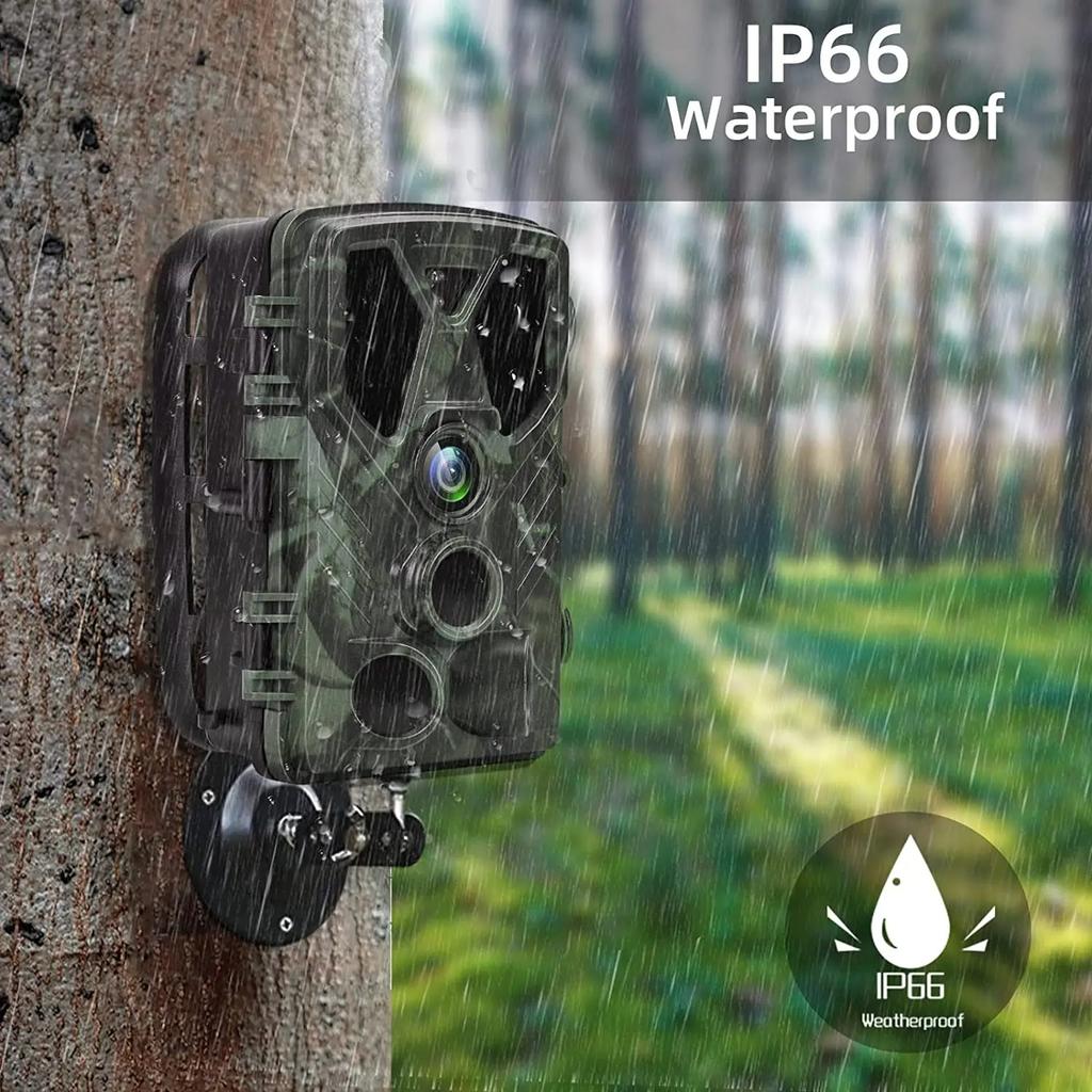 Wildlife Trail Camera Wireless Hunting 36MP 2.7K Video 940NM IR Night Vision Photo Trap HC812A Surveillance Cam