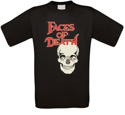 Faces of Death Faces of Death Horror Cult Movie T-Shirt All Sizes