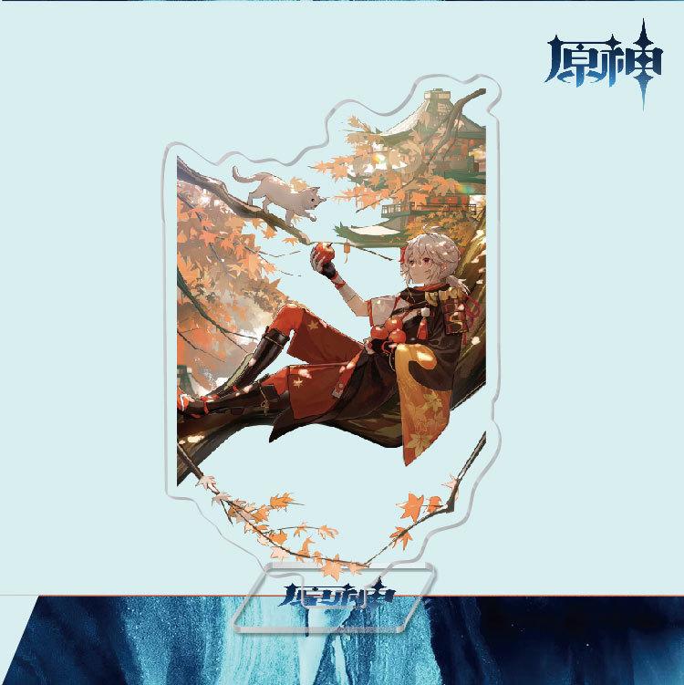 Game Anime Model Open World Impact Acrylic Cosplay Character Stand Painted Desk Decor Ornament Gift 15cm