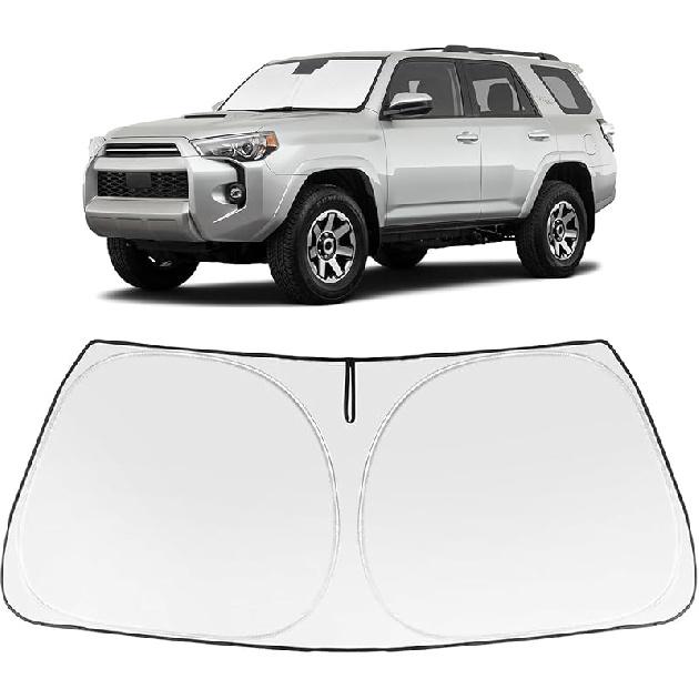 Proadsy 2025 Upgrade Front Windshield Sun Shade Foldable RAV4 Sunshade Protector Fit -2025 RAV-4 SUV Crossover, TRD Off-Road, LE XLE Premium Limited