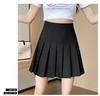 Academy Style Pleated Skirt: Plus Size, High Waist, Mid-Length for Junior & Senior High Students [4 Lengths]