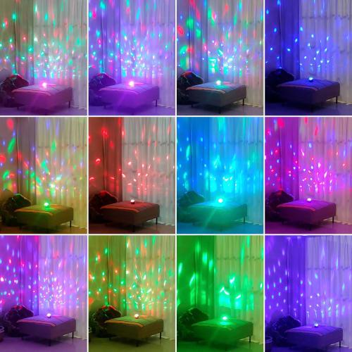 Mini Disco Ball Light - Sound-Activated RGB Strobe Party Lighting with Remote Control and USB Power Supply for Home Dance, Karaoke, Birthday Parties,