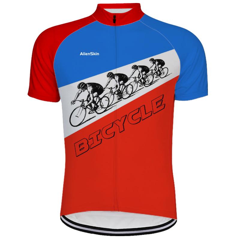 

Spring/Summer Custom Team Quick-Dry Cycling Jersey and Pants Set S червоний