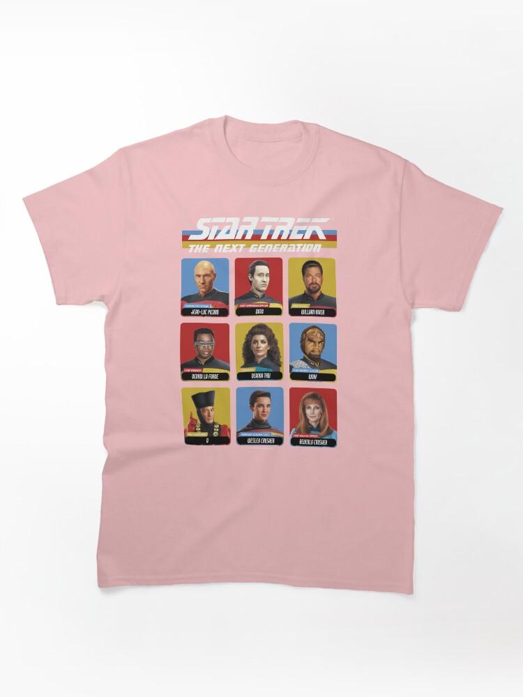 Star Trek The Next Generation Star Trek Next Generation Portrait Panel Poster Classic Unisex T-Shirt