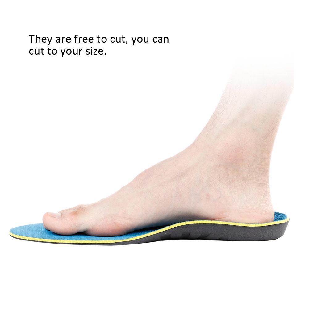 Unisex Soft Comfortable Elastic Massage Insoles EVA Shoes Insole Sneaker Insert Cushion (S)