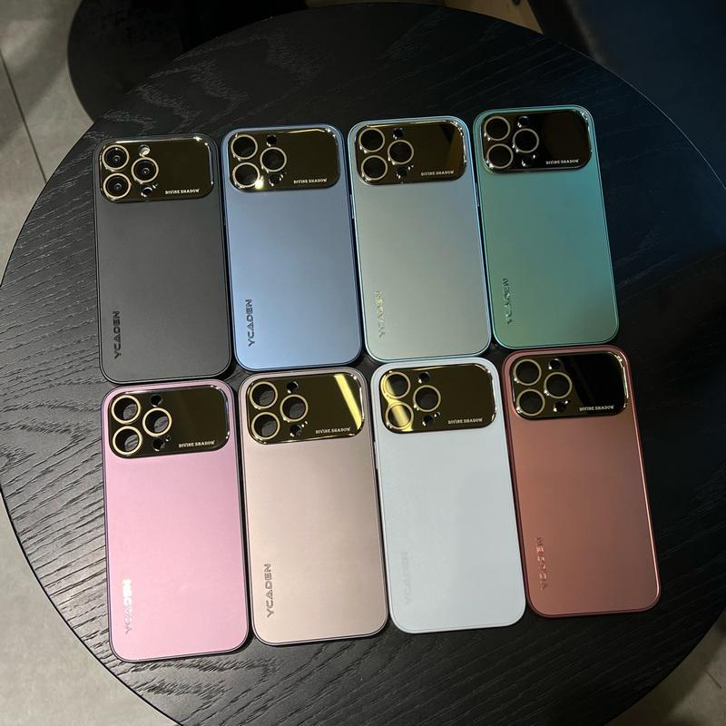 

Задняя крышка из матового Ag для iPhone 14, 13, 12 Pro Max 11, оправа для объектива из закаленного стекла, полный комплект, защитная оболочка, одноцветная крышка