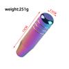 Universal Auto 13cm Length Manual Transmission Gear Aluminum Gear Shift Knob Racing Car Shift Gear Knob With 3 Adapters