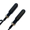 2 Pièces 6LED Mini 12V Clignotant de Moto Lampes Indicateurs Clignotant Ambre Moto