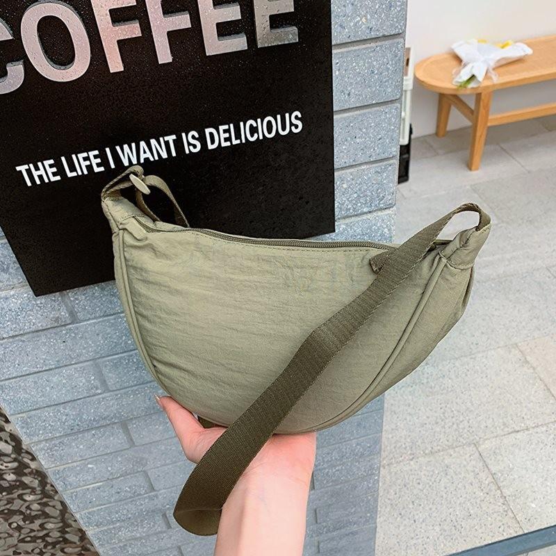 Stylish Mini Crossbody Bag For Women Versatile Compact Nylon Material Trendy Design