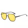 New Metal Polarized Double Beam Pochromic Sunglasses for Men Drive Night Vision Glasses Fashion Shade for Men Women