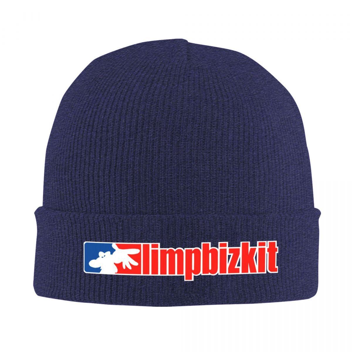 

Limp Bizkit Logo Knitted Hat Beanie Autumn Winter Hat Warm Casual Band Cap for Men Women