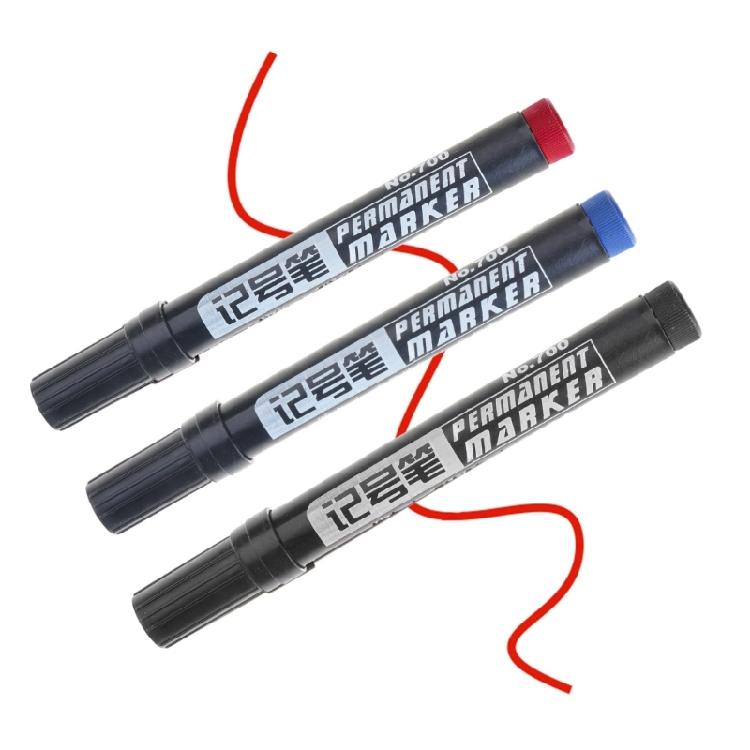 1/5/10 Pcs Waterproof Marker Pens Quick-Drying Paint Marker Pen Permanent Paint Pen School Home Supplies