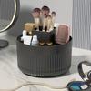 1PC 360° Rotating Makeup Storage Box, Desktop Makeup Organizer, Cosmetic Brush Holder, Lipstick Eyebrow Pencil Holder