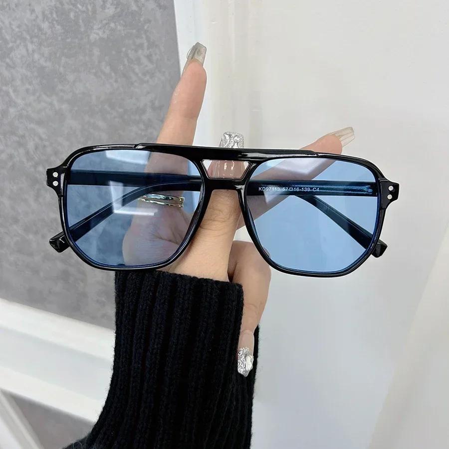 Designer Ovale Sonnenbrille Damen Herren Retro Schwarz Sonnenbrille Luxus Persönlichkeit Brille Kleiner Rahmen Spiegel Marke
