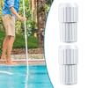 2 Pezzi Pali Pulizia Piscina Portatili Connettore Parte Giunto Telescopico Giunto Connettore Giunto Palo Telescopico Piscina