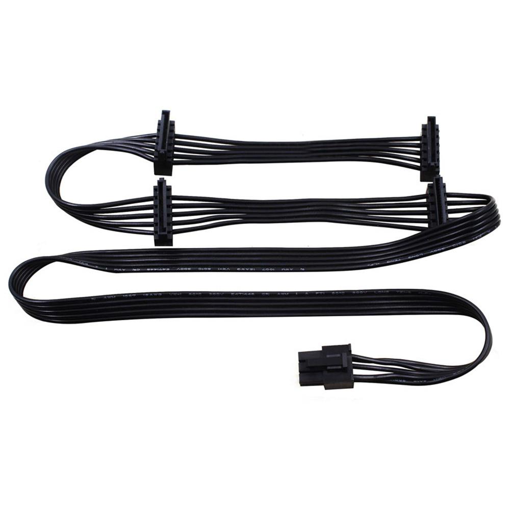 PCI-E 6Pin 1 to 4 SATA Power Supply Cable for CORSAIR RM1000x RM850x RM750X PSU