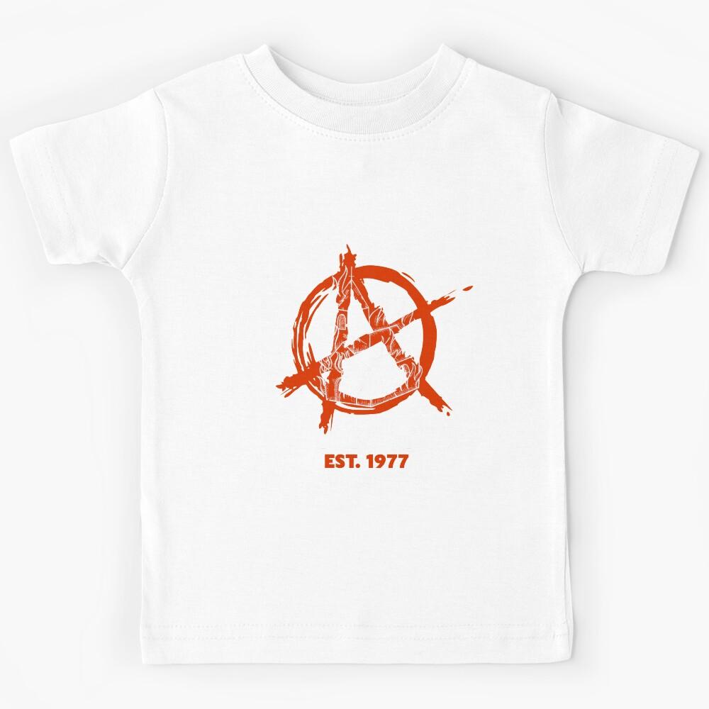 Anarchy University 1977 Street Crust Punk Kids T-Shirt 170