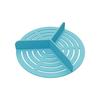 Silicone Triangle Separator For Air Fryer, Bowl Liner Accessory, Fits Most Round Silicone Bowls, Zone Separation To Prevent