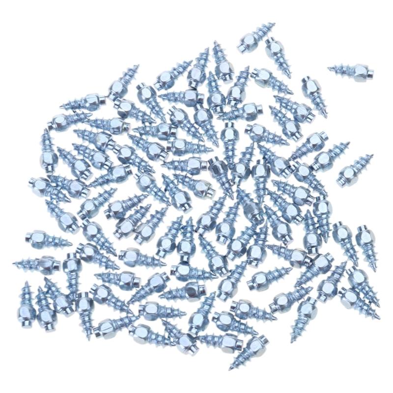 100Pcs Car SUV ATV Anti-Slip Screw Stud Wheel Tyre Snow Tire Spikes 9mm 12mm