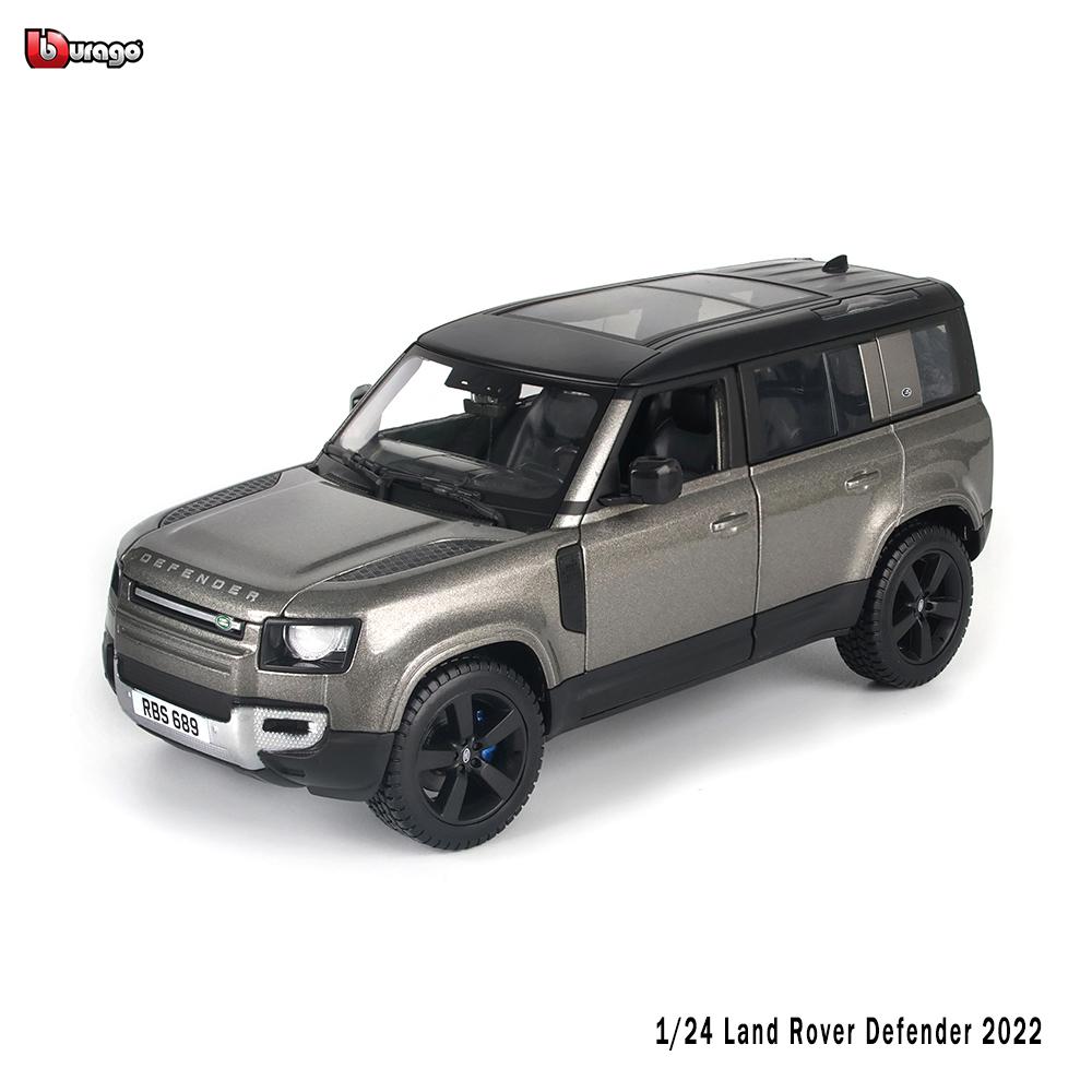 

Bburago 1:24 Black Land Rover Defender 2022 simulation alloy car model crafts decoration collection toy tools gift