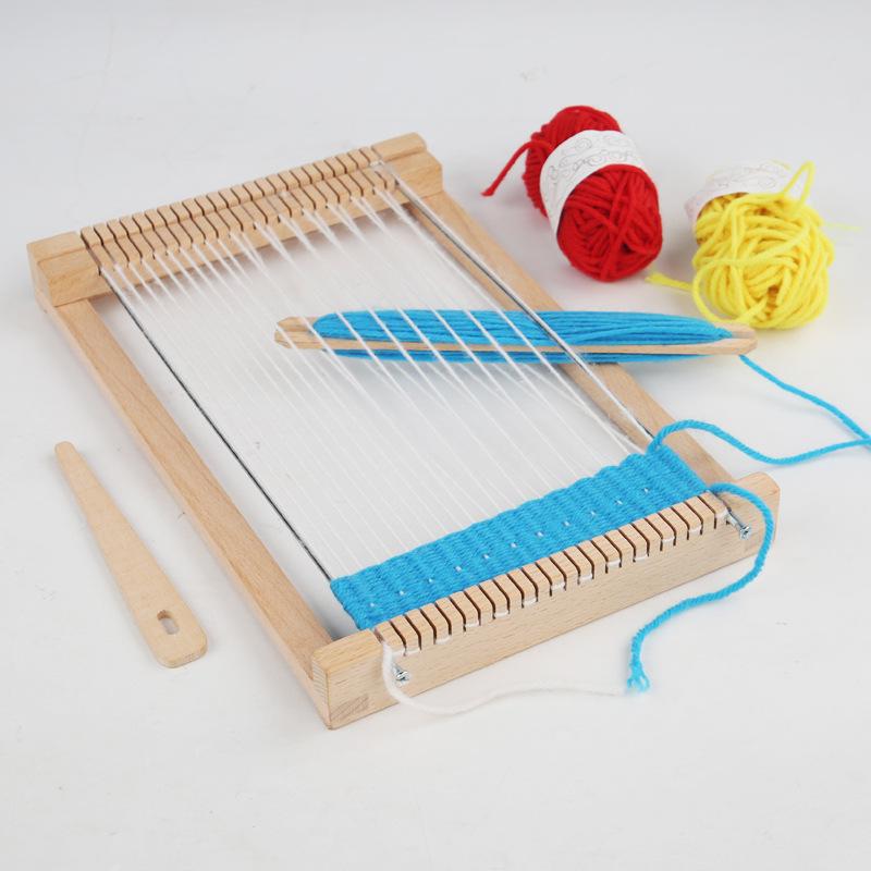 DIY Wooden Loom Kit for Kids: Handmade Gift for Girls' Wool Knitting In Kindergartens