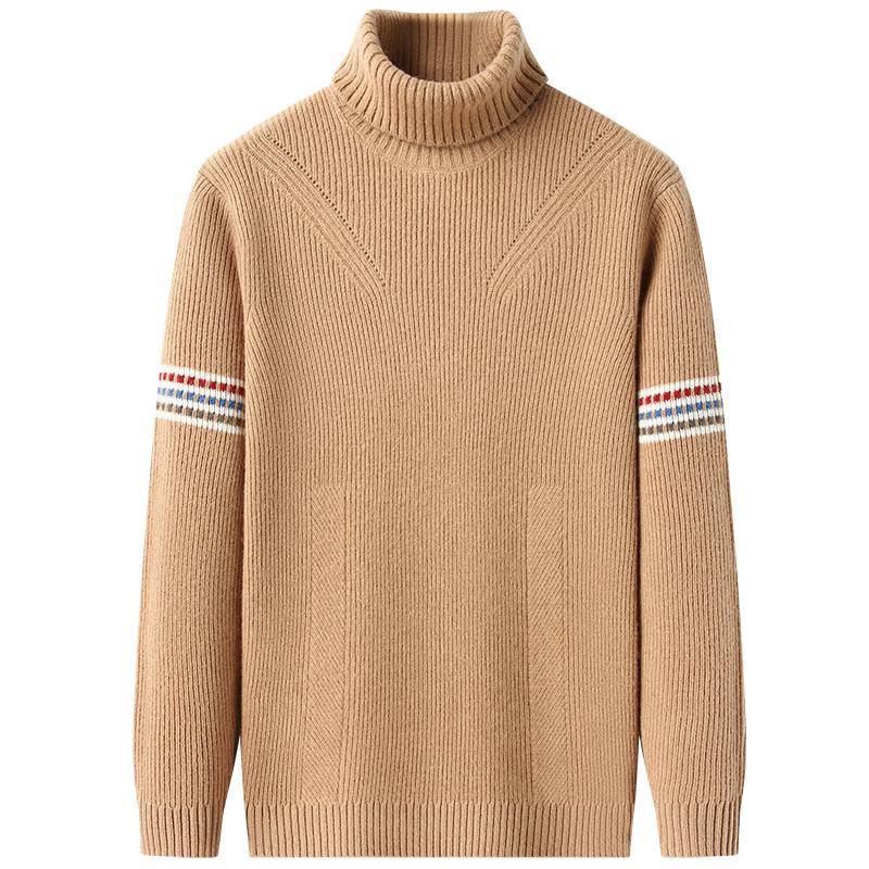 

ROMON Men s 100% Pure Wool Turtleneck Pullover Sweater XL