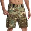 Men's Cargo Shorts Durable Fabric Multi Pocket Design Adjustable Waist Outdoor Utility