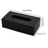 Wall Mount Tissue Box Metal Storage Case, Rectangular Pull Out Tissue Holder for Bathroom Kitchen and Dining Use