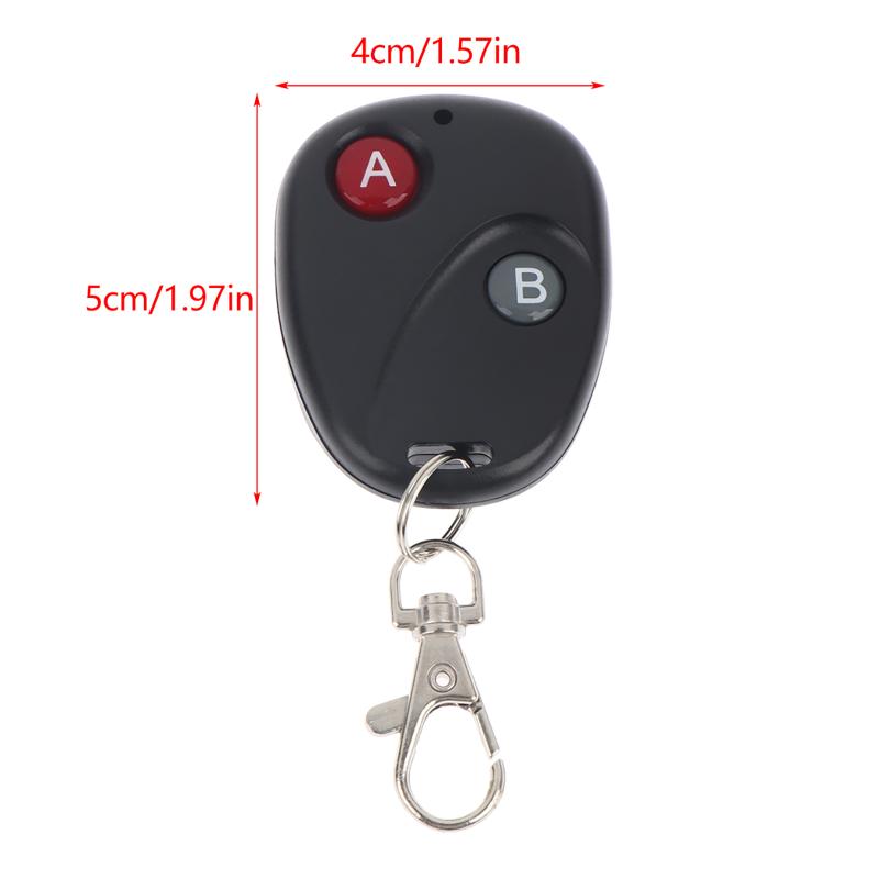 2 Way Rf Remote Switch 315Mhz/433Mhz Small Relay Contact Wireless Remote Transmitter Key Garage Gate Door Remote Control