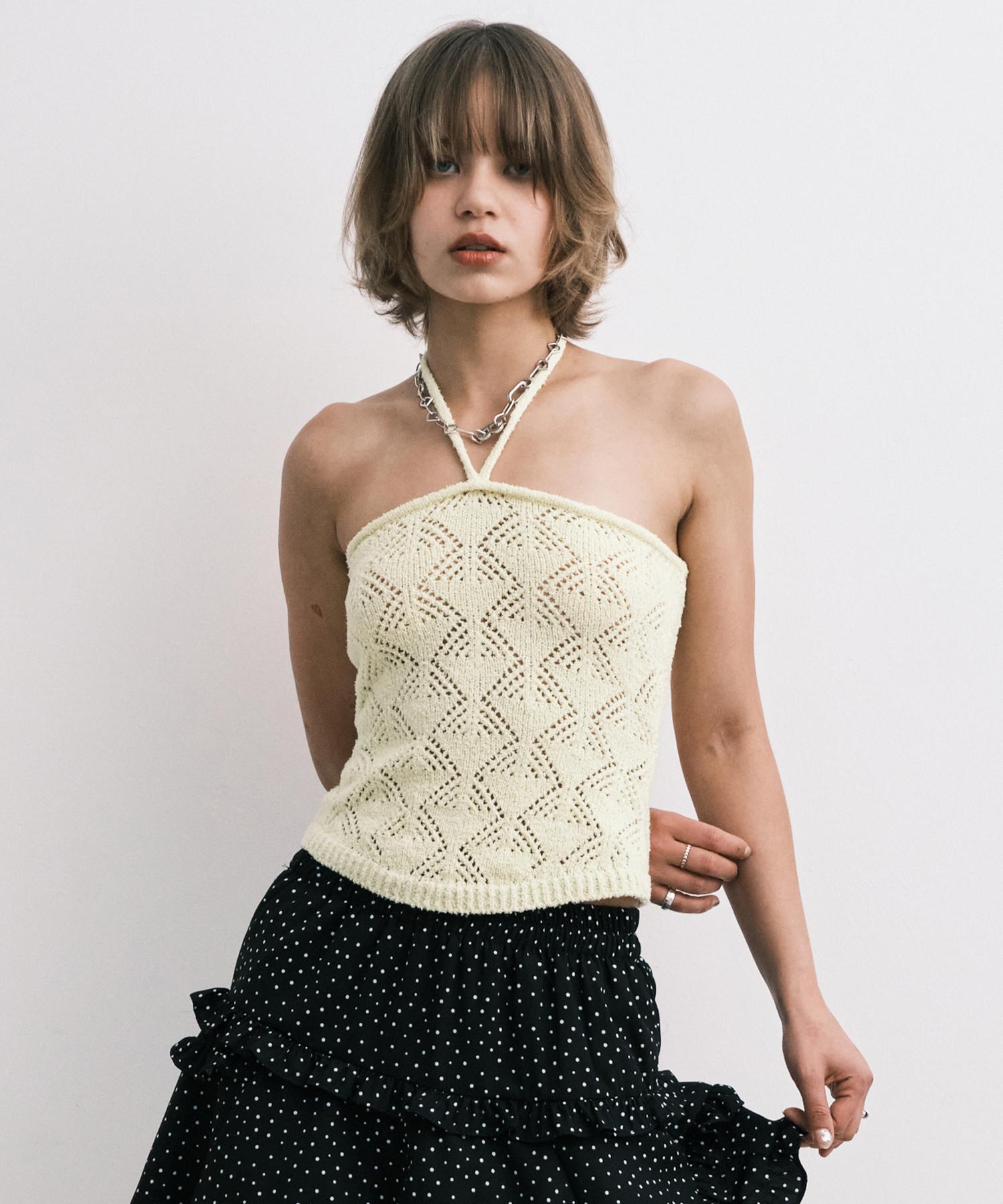 Midnight Move Knit Top (Yellow) Yellow