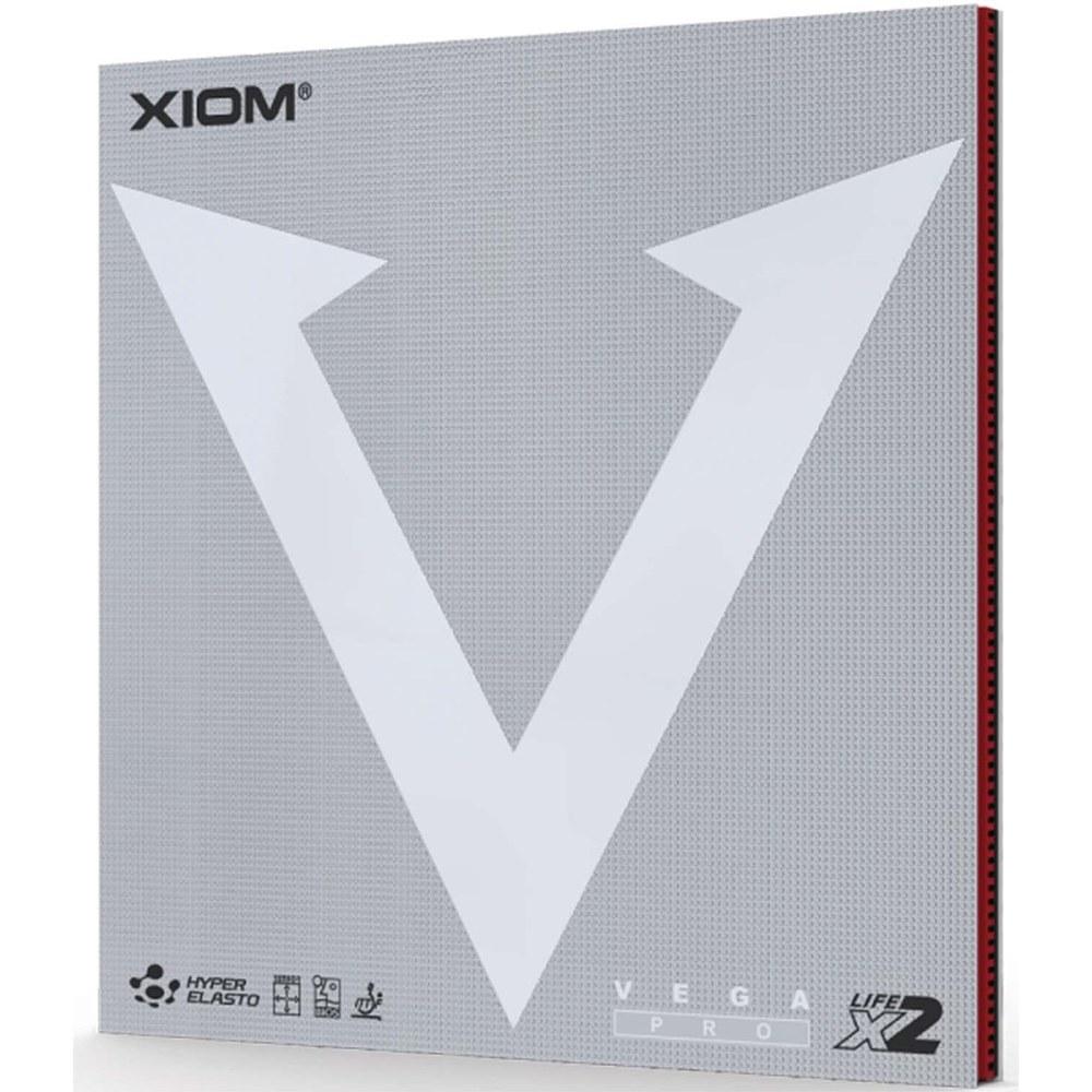 XIOM Vega Pro Table Tennis Rubber Back Soft Red MAX 10411