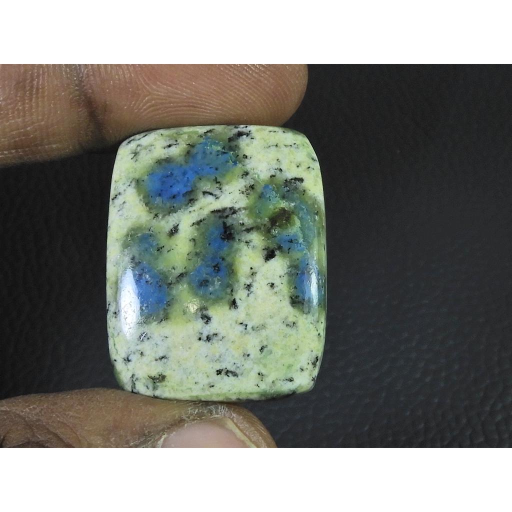 47Cts. Natural K2 Azurite Octagon Cabochon Loose Gemstone 24X31X06 MM B-386