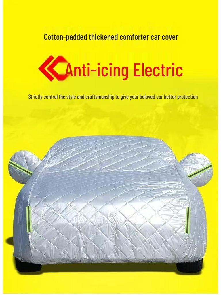 Housse de voiture matelassée en coton toutes saisons pour Honda CR-V: Protection contre la grêle, le soleil, le gel et la neige.