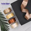 Hanfan 4cm Satin Ribbon for Wedding, DIY Crafts, Cake Decoration, Fresh Flowers & Gift Packaging.