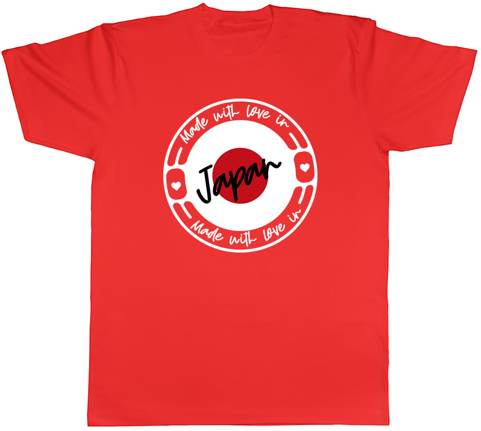 Made With Love In Japan Mens Unisex TShirt Tee S