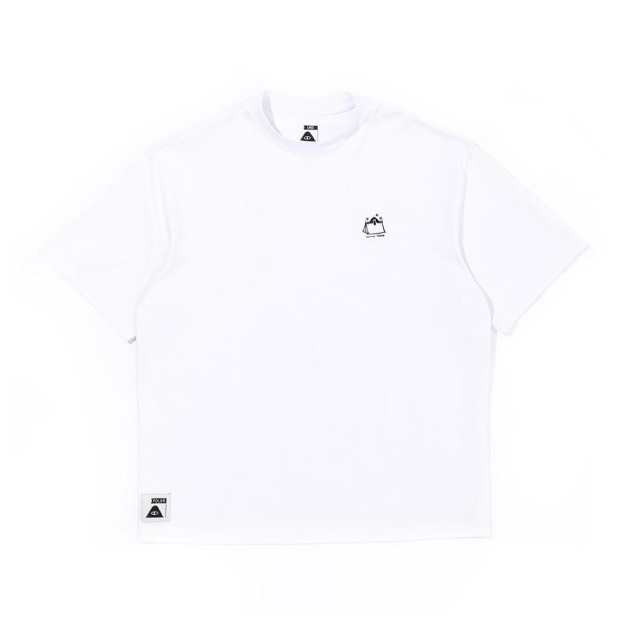 Polar Staff Camp Vibes Relax Fit Tee White L (231Mcv0051Whtl)