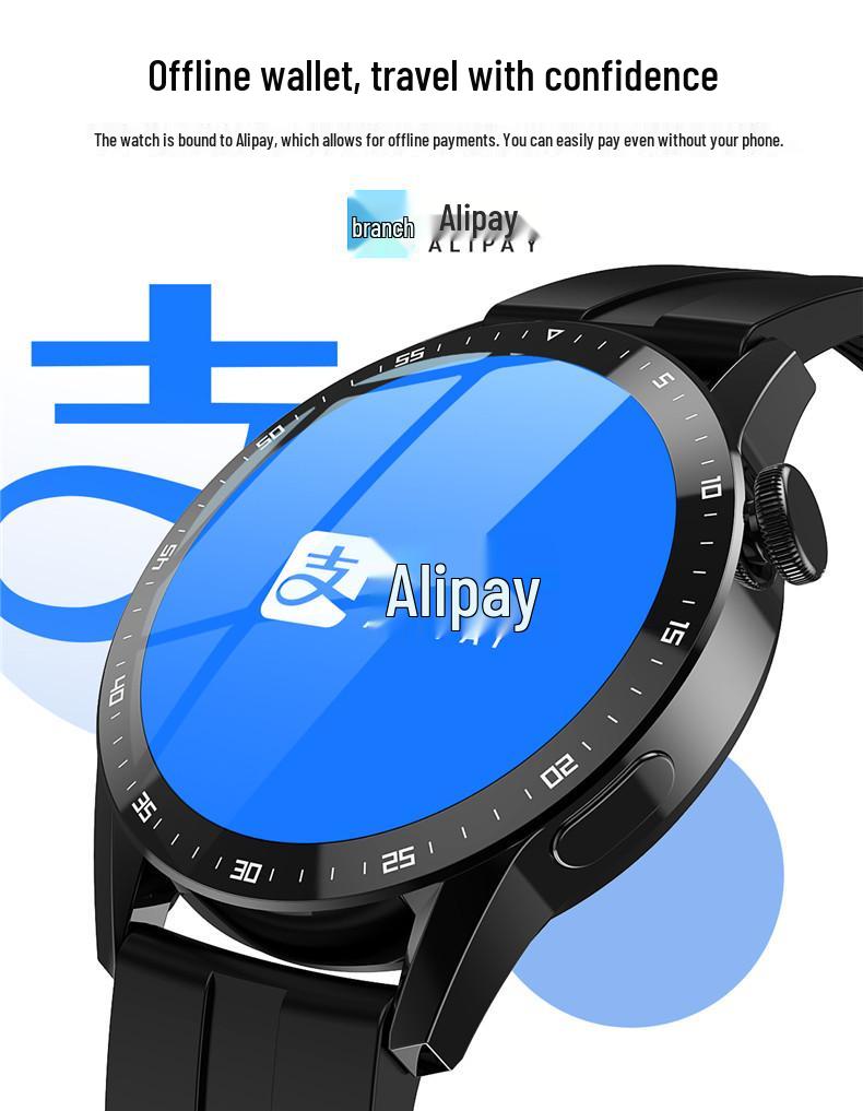 2025 Huaqiangbei Modell T05: High-End Smartwatch mit NFC, Wasserdicht, Multifunktional, Unisex-Design