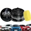100ML Black Trim Restorer Car Interior Restorer Fade-Resistant Quick-Drying High-Gloss UV-Protectant Rubber Repair Wax