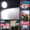 X-STYLE 84W LED Work Light, 12V/24V, Wide Angle, Round, Set of 2 (White), for Cars, Construction, and Agricultural Machinery