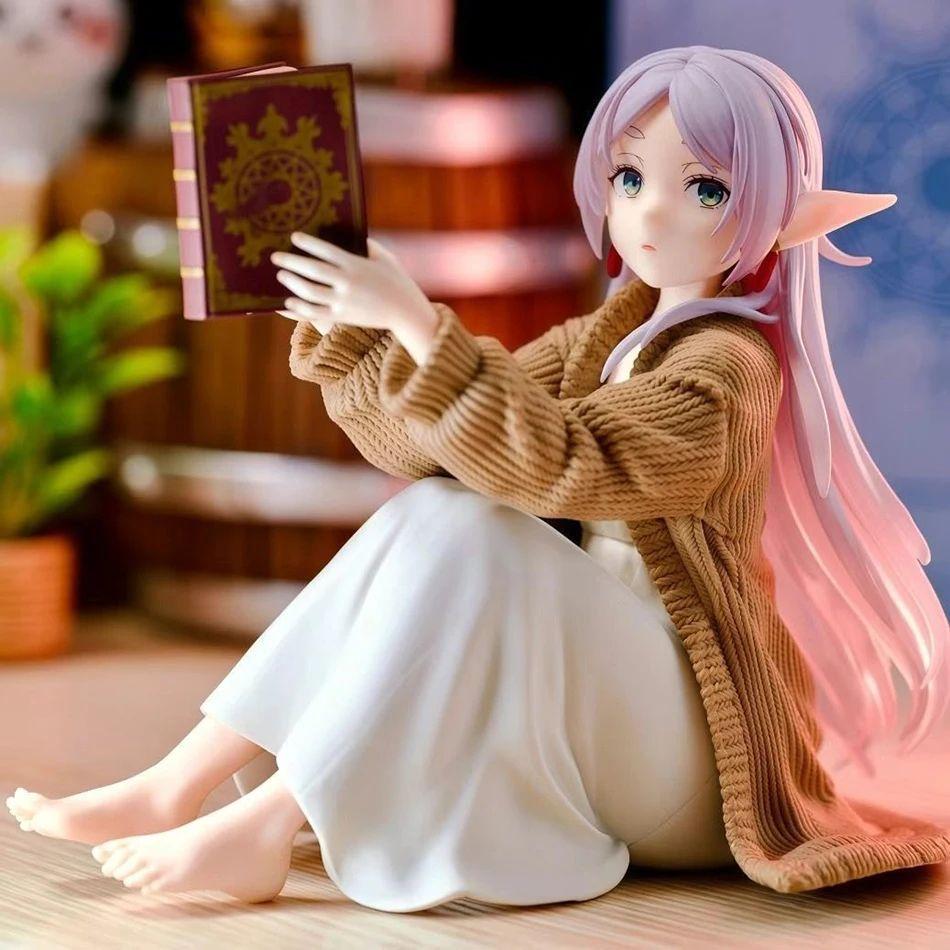 Frieren: Beyond Journey'S End Anime Noodle Stopper Figure Cute Pvc Collectible Kawaii Anime Model Toys Desktop Ornaments Gifts