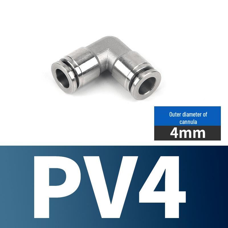 304 Stainless Steel Pneumatic Quick Connectors: High-Pressure Resistant Straight Reducer and Quick Connect Tee