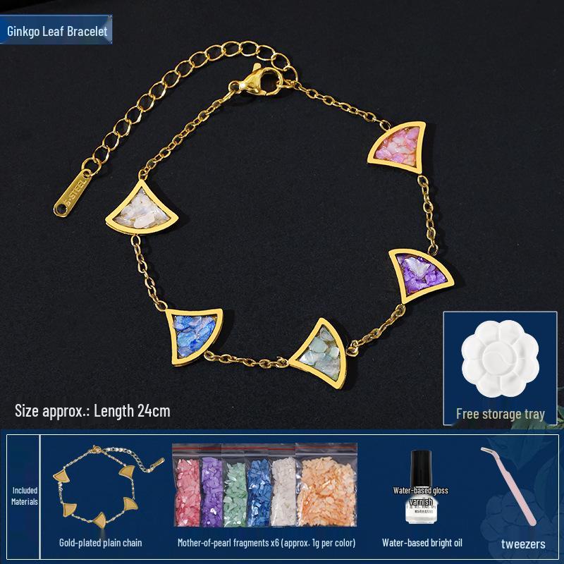 Intangible Heritage DIY Mother-of-Pearl Butterfly Brooch Hairpin Kit