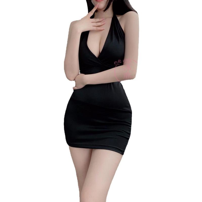 Sex underwear sexy neck deep pure desire hip skirt seduction evening dress night club party secretary uniform suit