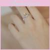 Korean Style Unique Bee Design Ring For Women Elegant Adjustable Copper Jewelry