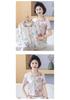 2026 New Summer Ice Silk T-shirt for Women - Short-Sleeved, Knitted, Stylish Top for Middle-Aged and Elderly Moms