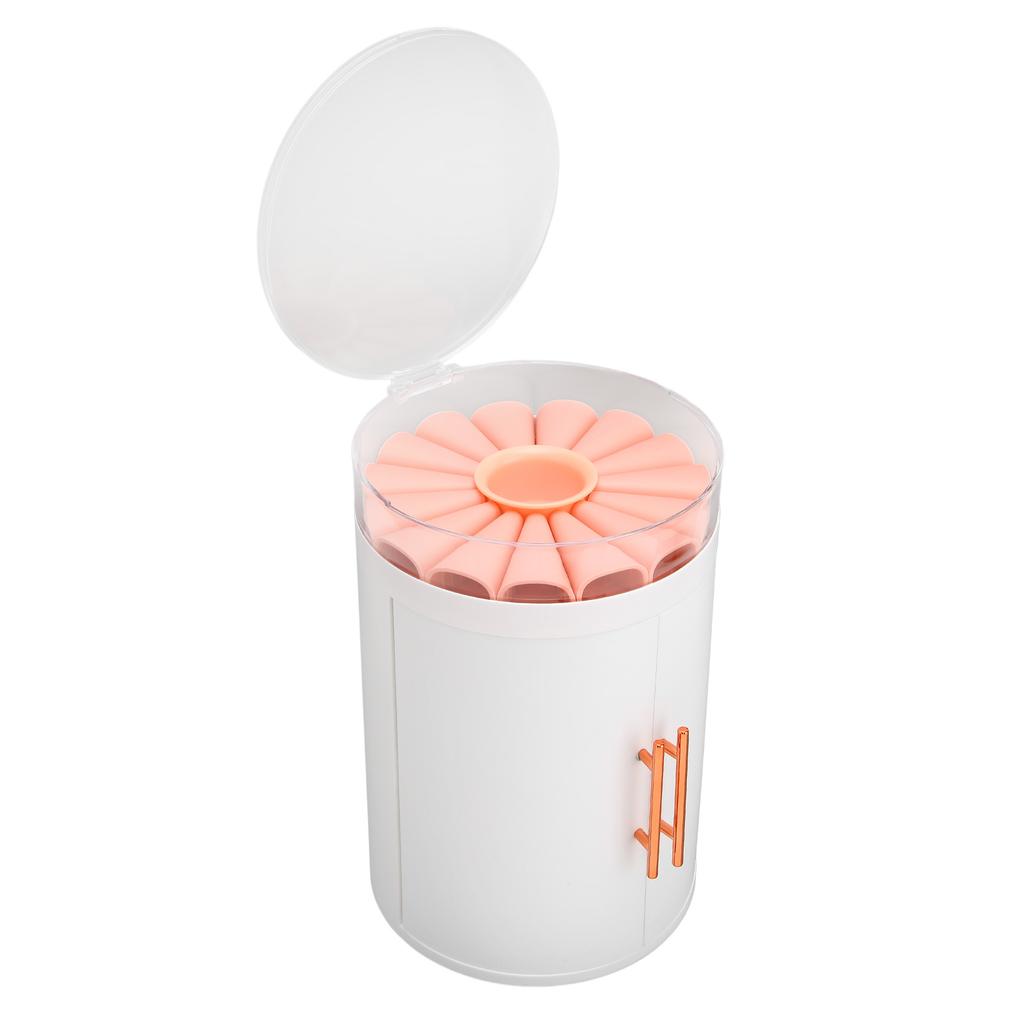 Smyckesförvaringslåda Organizer 5 Lager Stor Kapacitet 2 Dörrar Mini Smyckesskåp för Smycken Lösnaglar Kosmetika