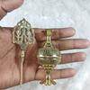 Surmadani in Ottone Vintage | Classica Bottiglia e Applicatore per Surma | Artigianato in Ottone Fatto a Mano