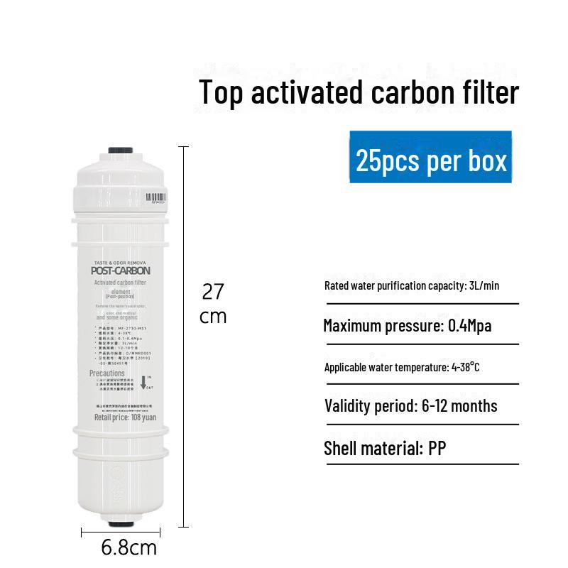 Macro M6 Water Purifier: PP Cotton, Carbon, and RO Membrane Universal Quick-Connect Filter Set
